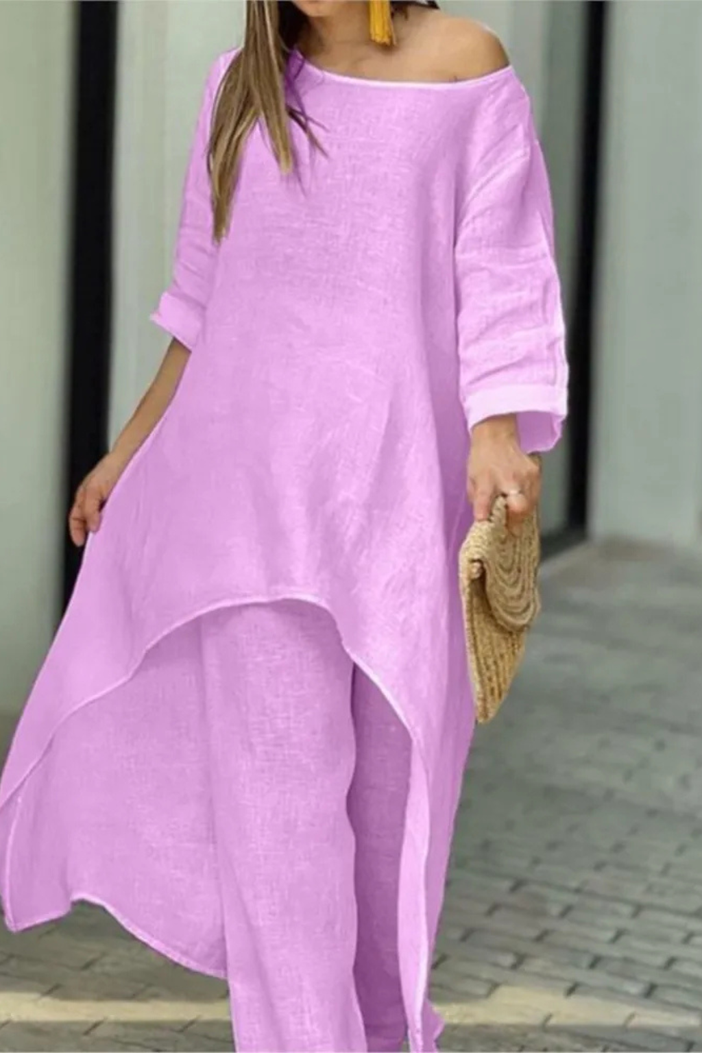 Women Elegant and Formal 2 Piece Set – Refined Occasion Style – Green – L