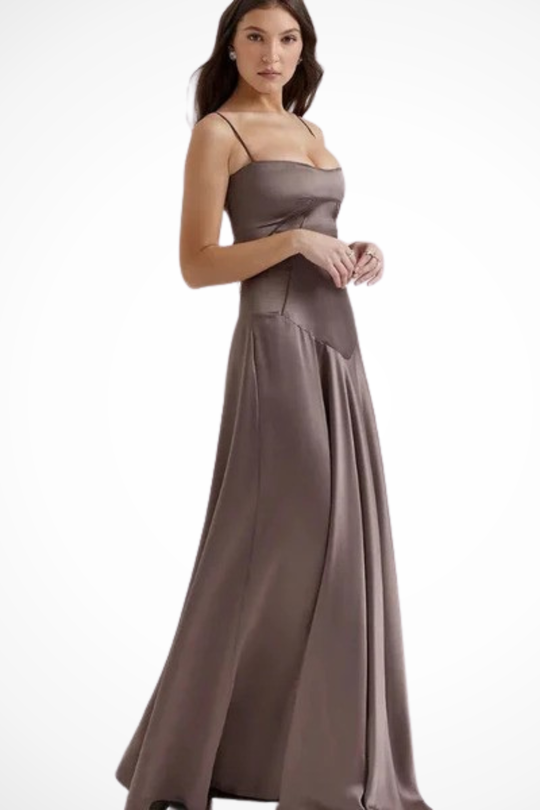 Women Satin Corset Wedding-Guest Maxi Dress – Modern Everyday Look