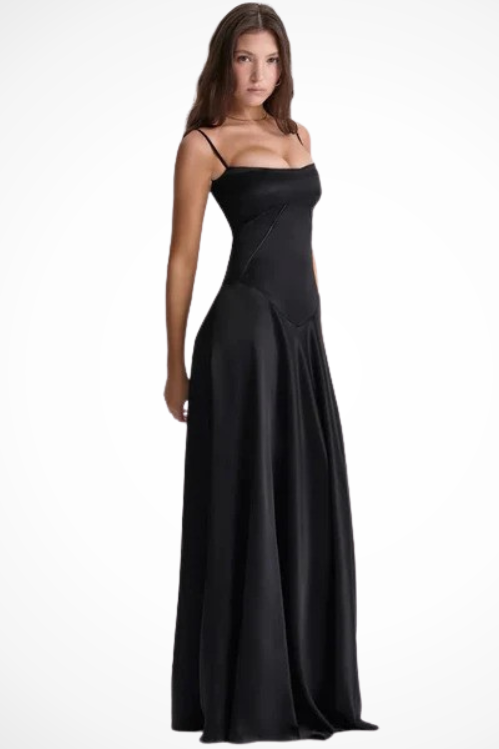 Women Satin Corset Wedding-Guest Maxi Dress – Modern Everyday Look