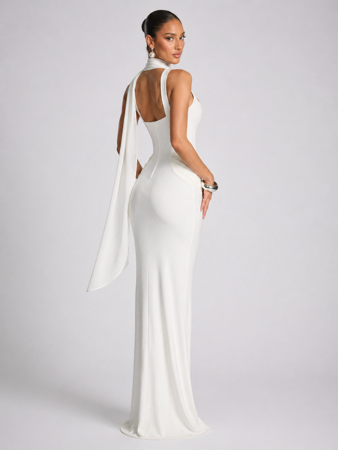 Matilda | Women Sleeveless Bodycon Maxi Evening Wedding-Guest Dress