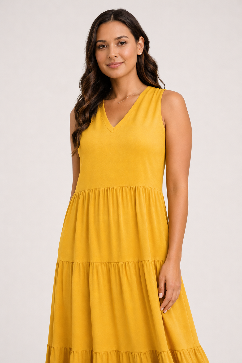 Florence | Women Sleeveless Tiered Maxi Summer Dress